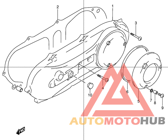 Crankcase lh cover