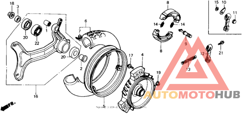 Переднее колесо