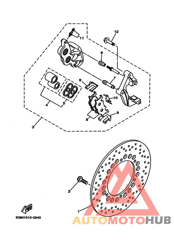 Передний суппорт