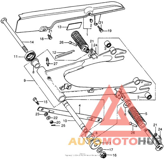 Swingarm + chainguard