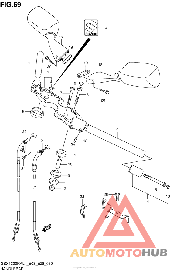 Handlebar (Gsx1300Ral4 E33)