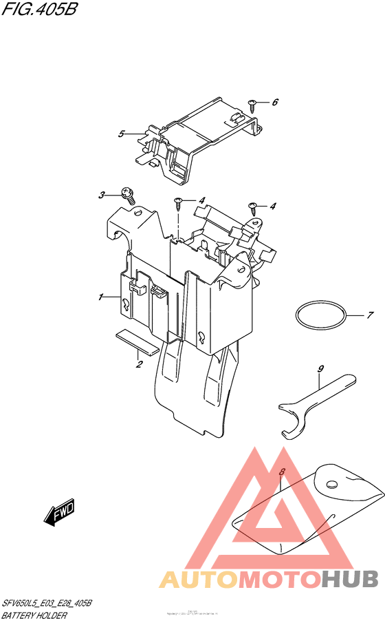Battery Holder (Sfv650L5 E28)