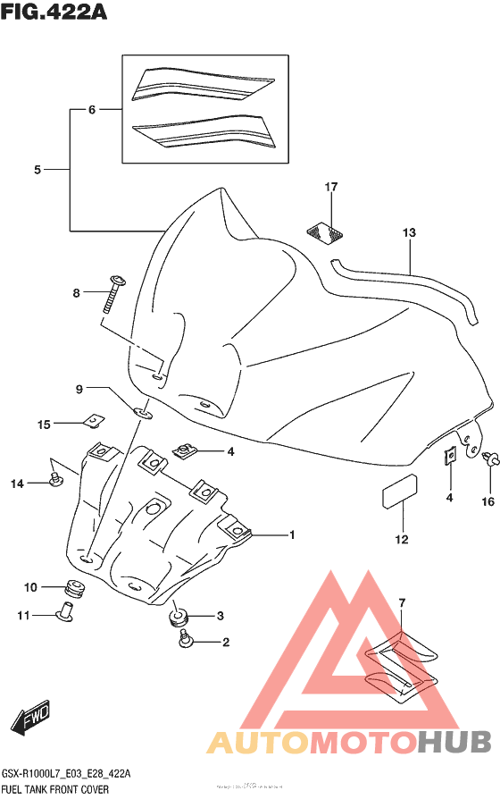 Fuel Tank Front Cover (Ysf)