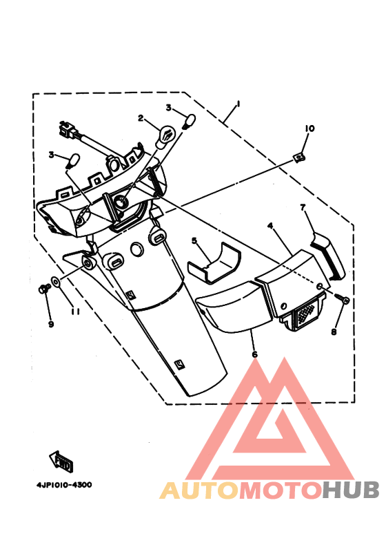 Taillight unit ass`y