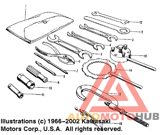 Owner tools/special service tools