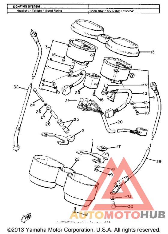 Speedometer tachometer