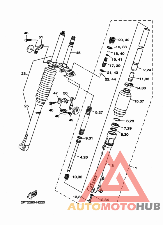 Передняя вилка