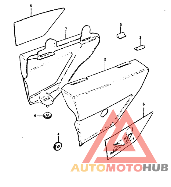 Обтекатель задний