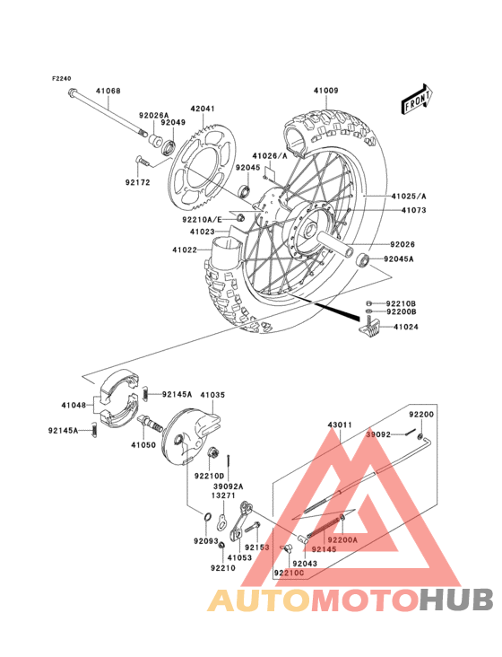Rear hub(a1/a2)