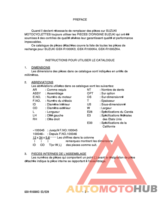 Catalog preface
