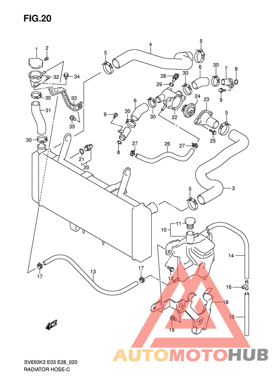 Радиатор hose