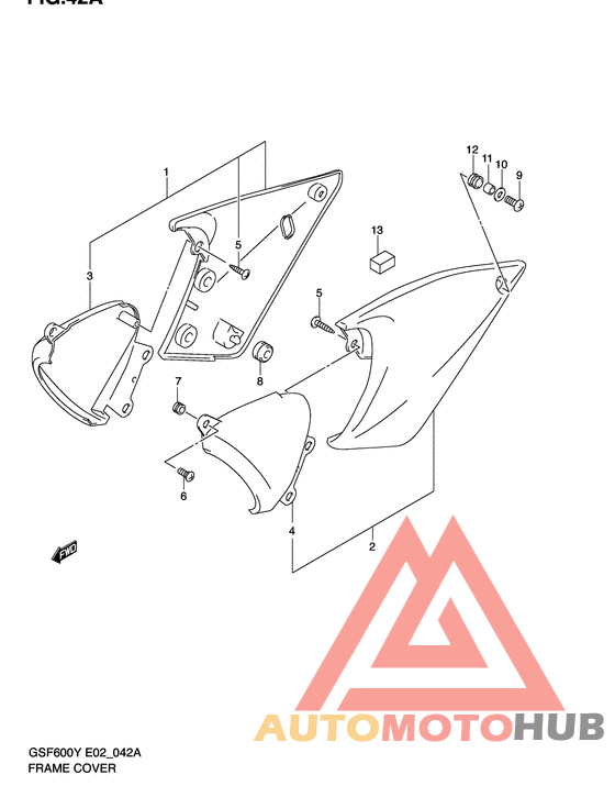 Обтекатель задний