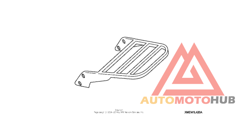 Chrome rear carrier