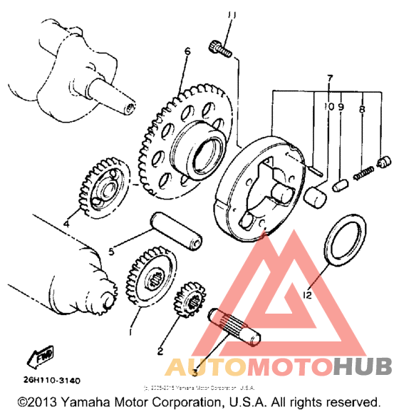 Муфта стартера
