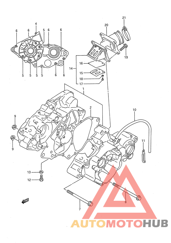 Картер двигателя
