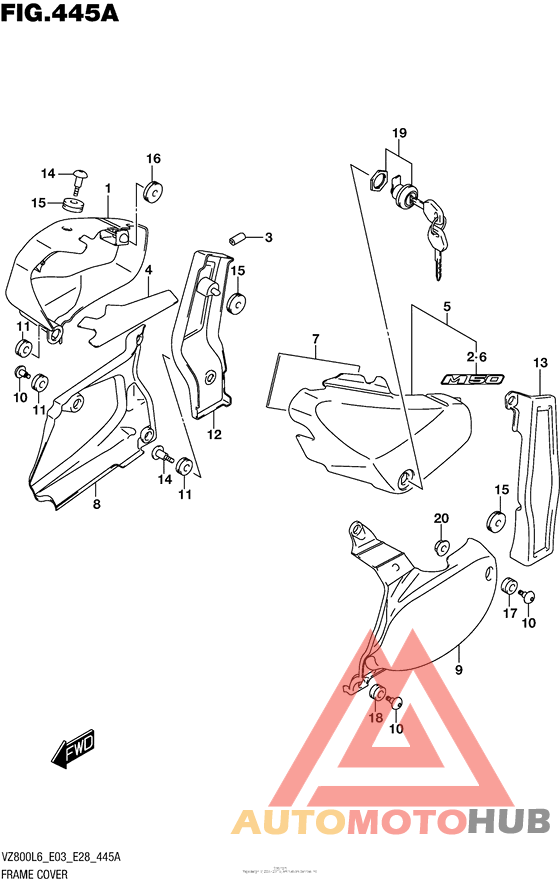 Frame Cover (Vz800L6 E03)