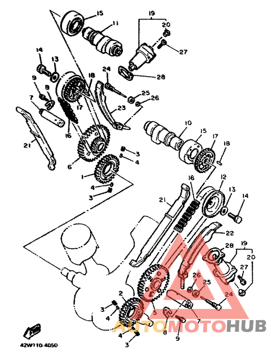 Camshaft. chain
