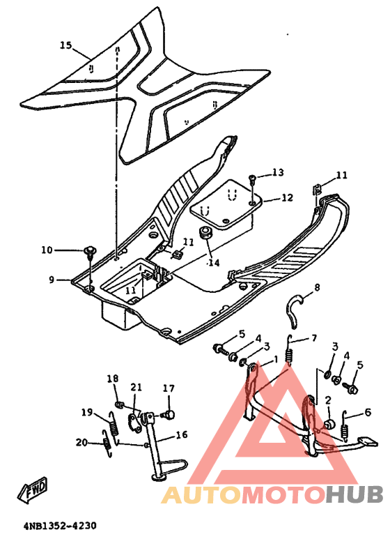 Support & repose pied