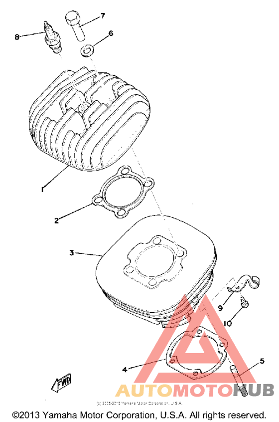 Cylinder head - cylinder