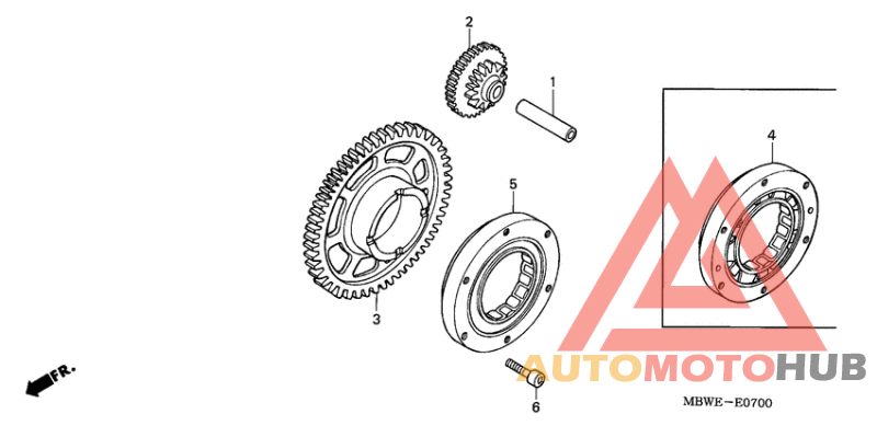 Муфта стартера