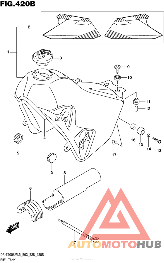 Fuel Tank (Dr-Z400Sml6 E28)