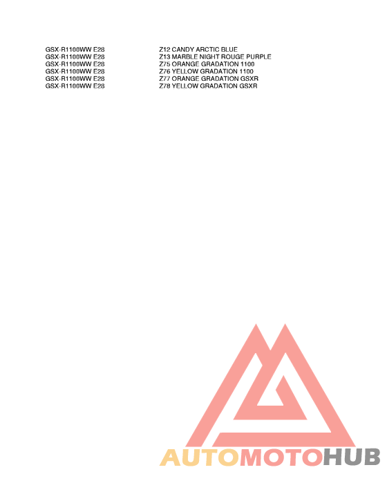 Color chart