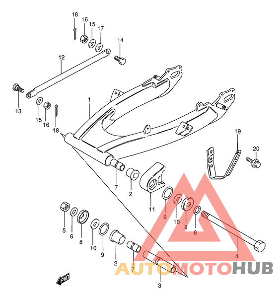 Маятник задний