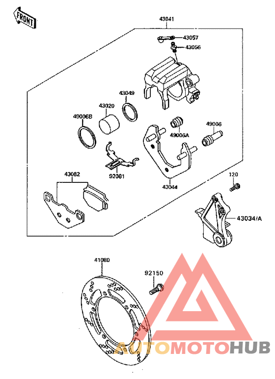 Передний суппорт