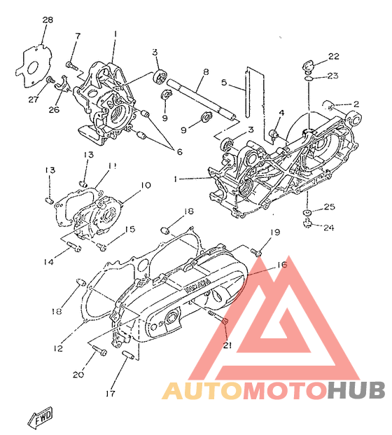 Картер двигателя