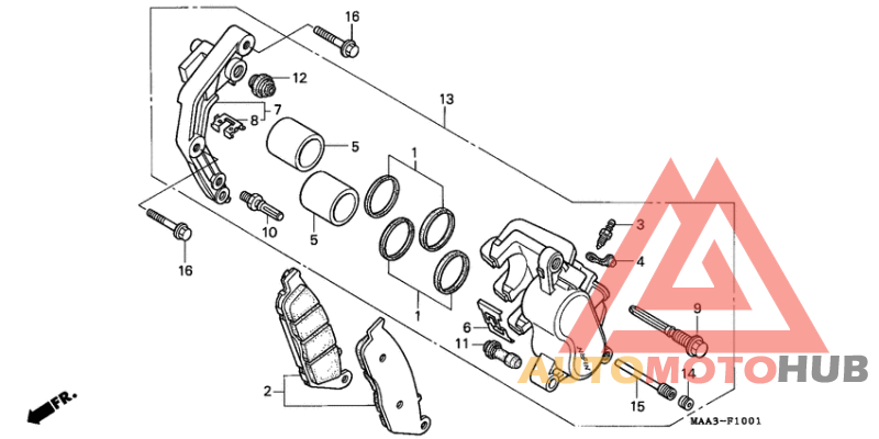 Передний суппорт