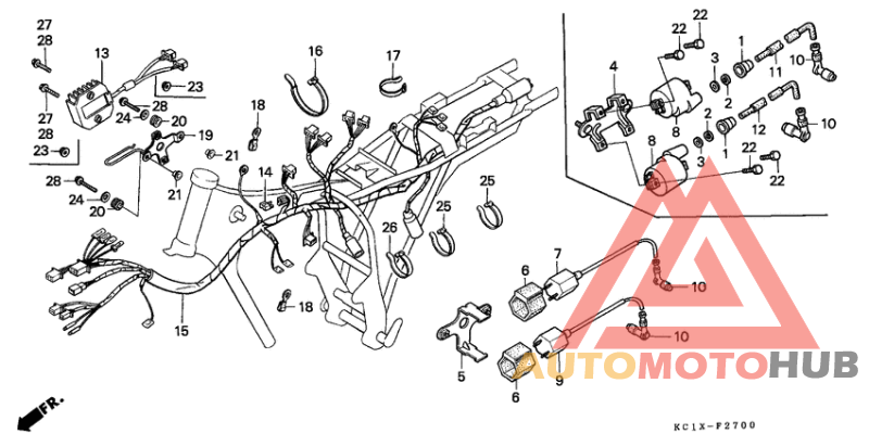 Wire harness/ ignition coil