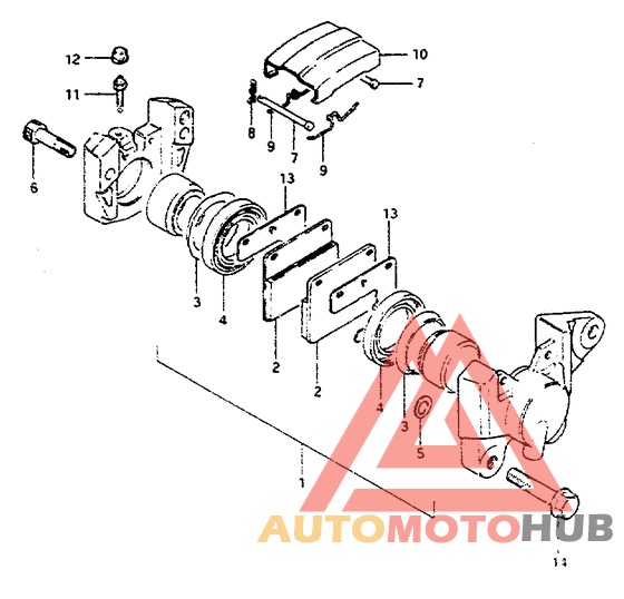 Задний суппорт