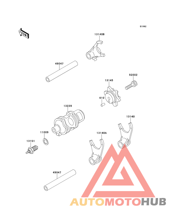 Change drum/shift fork