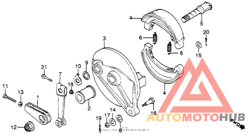 Задний тормоз