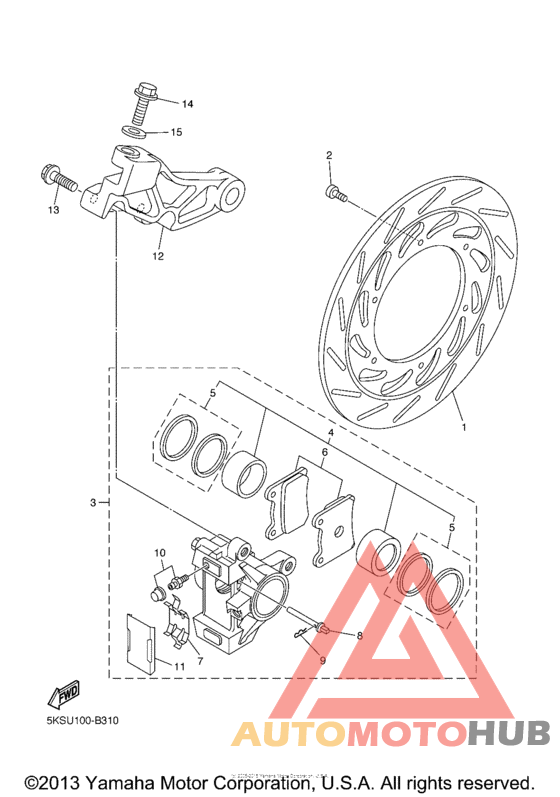 Задний суппорт