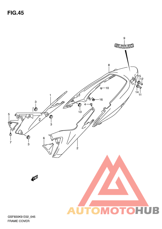Обтекатель задний