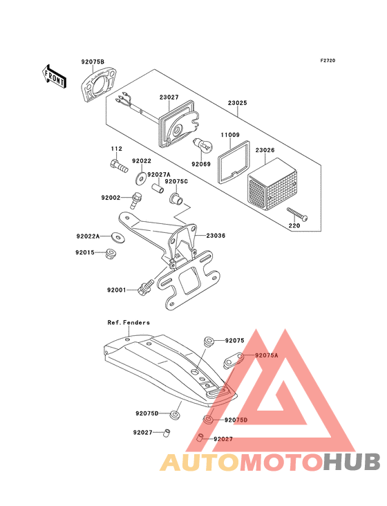 Taillight unit ass`y