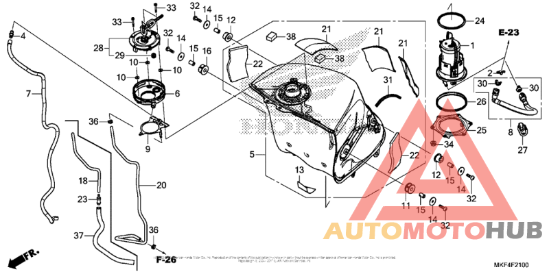 Fuel Tank + Fuel Pump