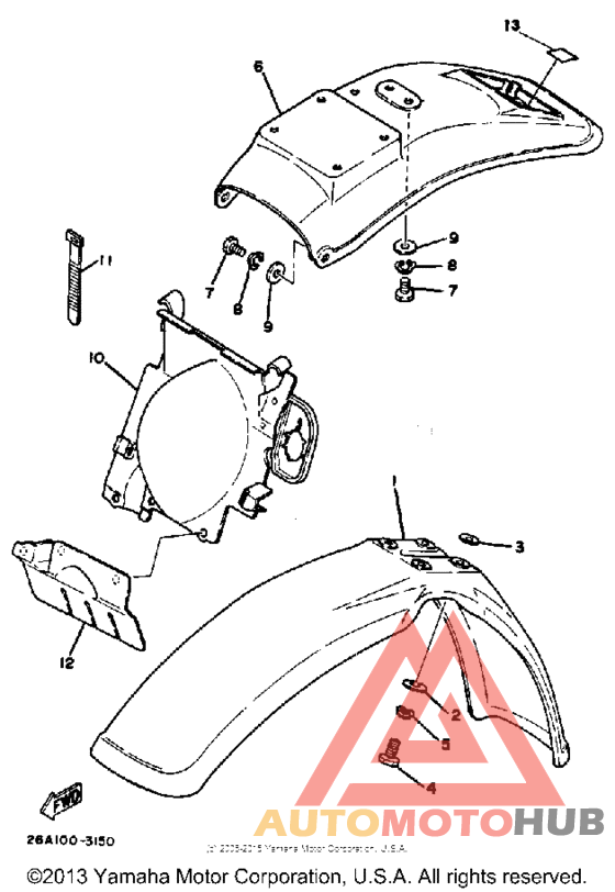 Front fender - rear fender