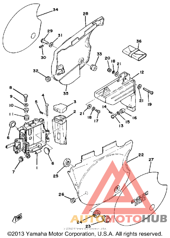 Side cover - battery box