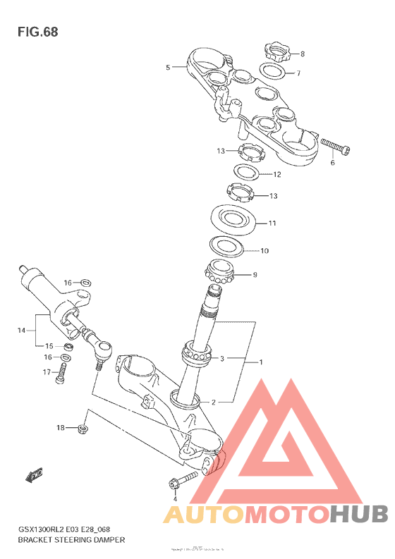 Bracket Steering Damper