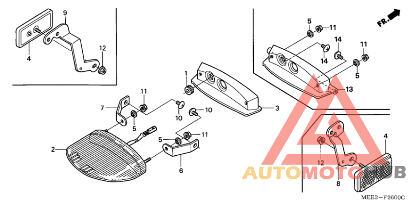 Taillight unit ass`y