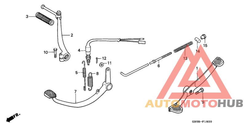 Brake pedal assy