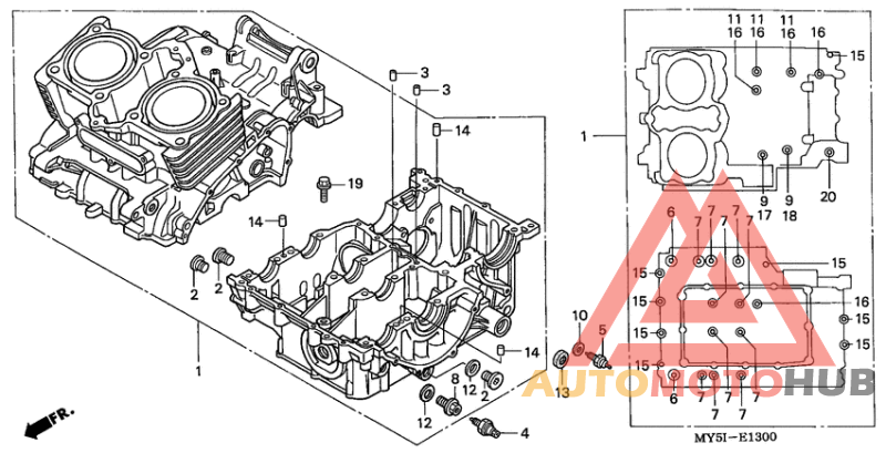 Картер двигателя