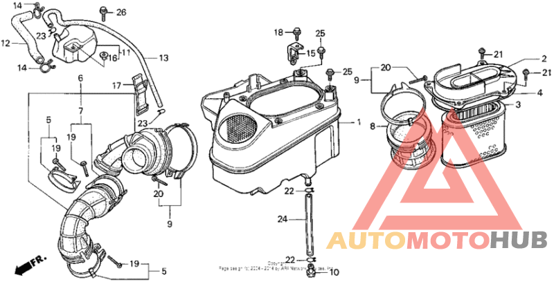 Vt1100c air cleaner