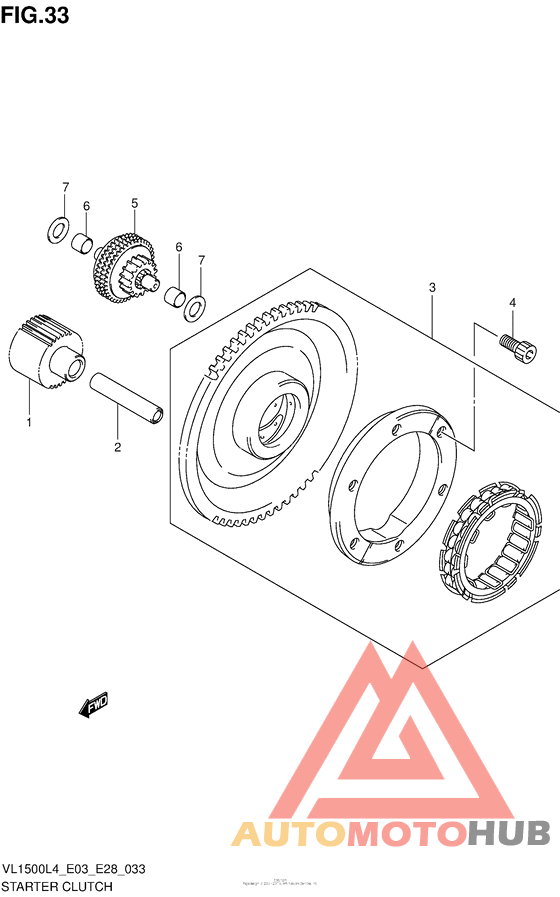 Муфта стартера