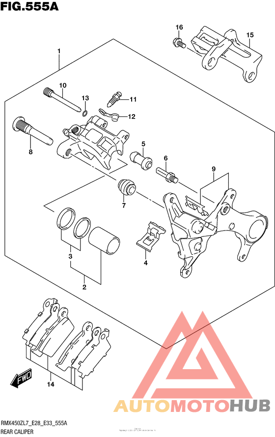 Задний суппорт
