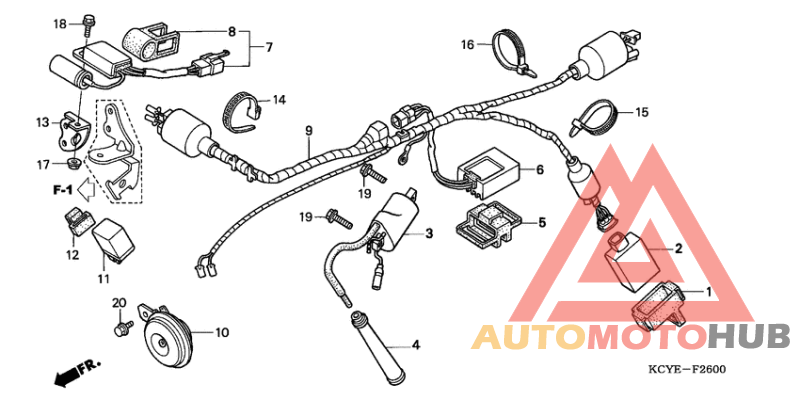 Wire harness/ ignition coil