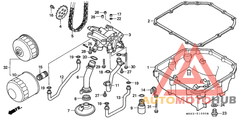 Oil filter/oil pump