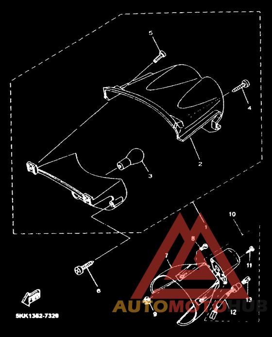 Taillight unit ass`y